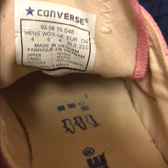 Women’s pink Converse size 6 - Picture 3 of 5